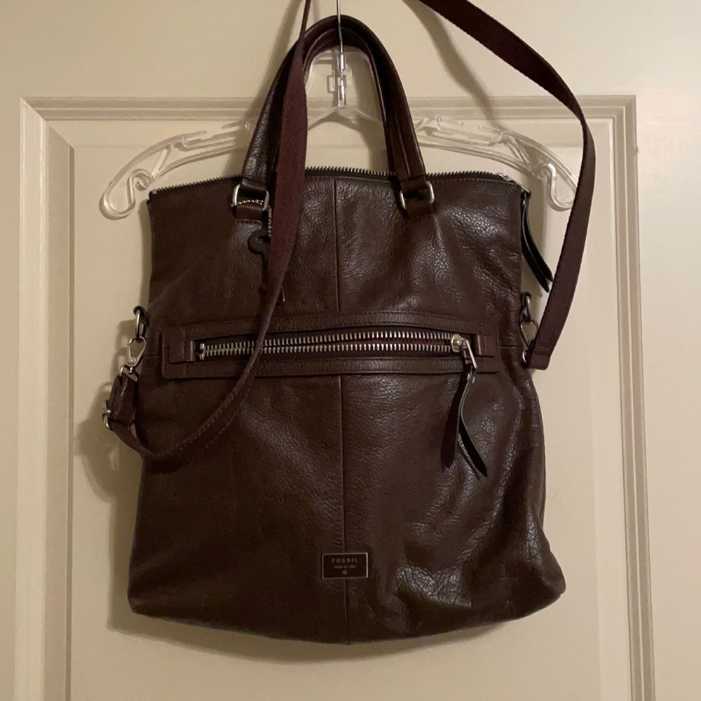 Fossil leather purse